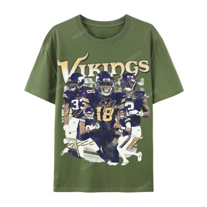 2024 VIKINGS TEE Casual Short Sleeve T-Shirt  