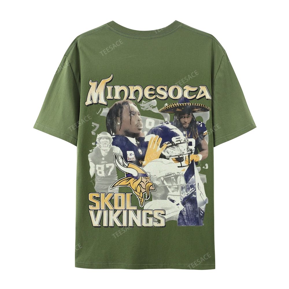 2024 VIKINGS TEE Casual Short Sleeve T-Shirt  