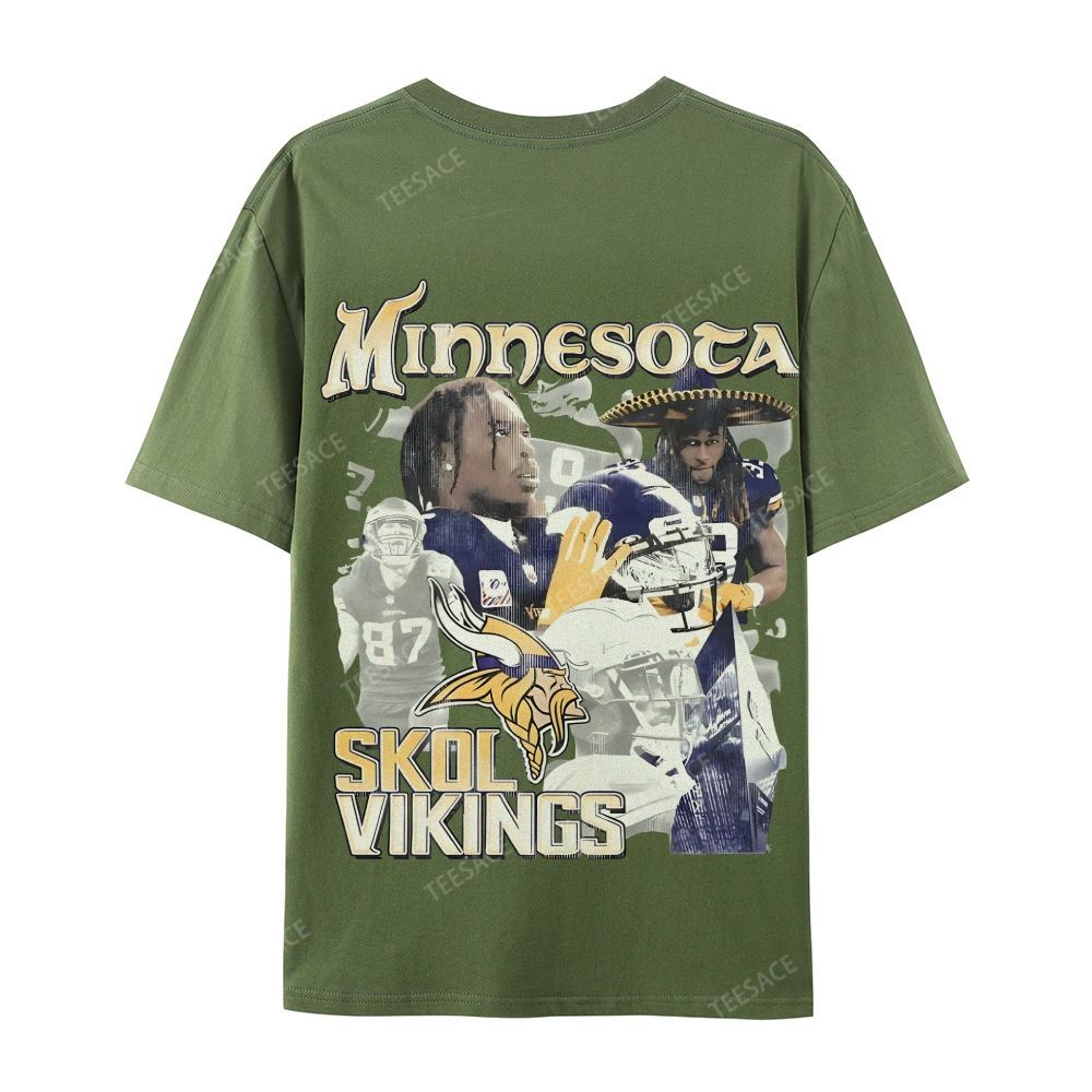 2024 VIKINGS TEE Casual Short Sleeve T-Shirt  