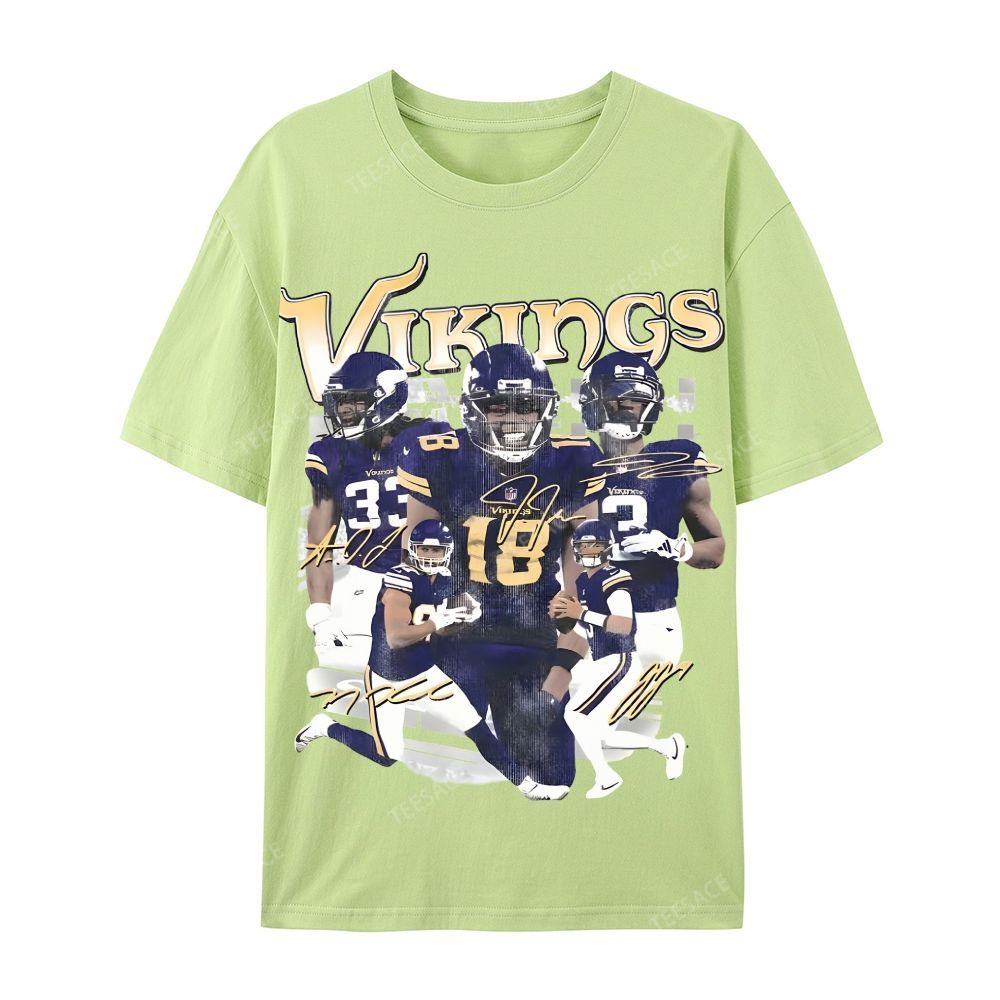 2024 VIKINGS TEE Casual Short Sleeve T-Shirt  