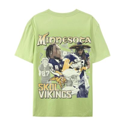 2024 VIKINGS TEE Casual Short Sleeve T-Shirt  