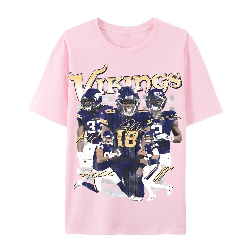 2024 VIKINGS TEE Casual Short Sleeve T-Shirt  