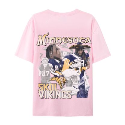 2024 VIKINGS TEE Casual Short Sleeve T-Shirt  