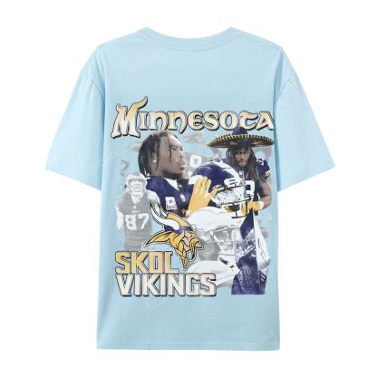 2024 VIKINGS TEE Casual Short Sleeve T-Shirt  