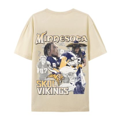 2024 VIKINGS TEE Casual Short Sleeve T-Shirt  