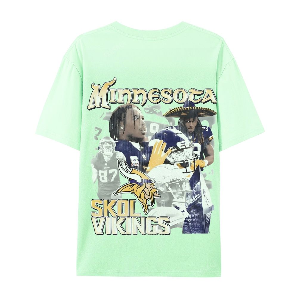 2024 VIKINGS TEE Casual Short Sleeve T-Shirt  