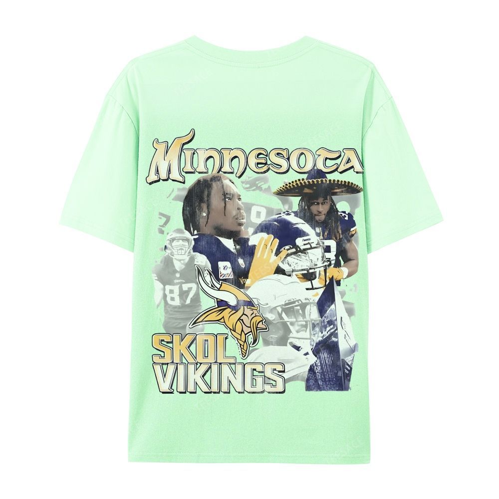 2024 VIKINGS TEE Casual Short Sleeve T-Shirt  