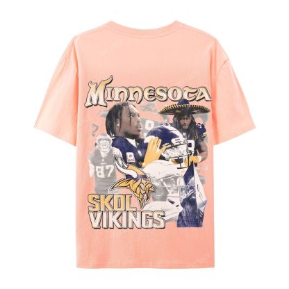 2024 VIKINGS TEE Casual Short Sleeve T-Shirt  