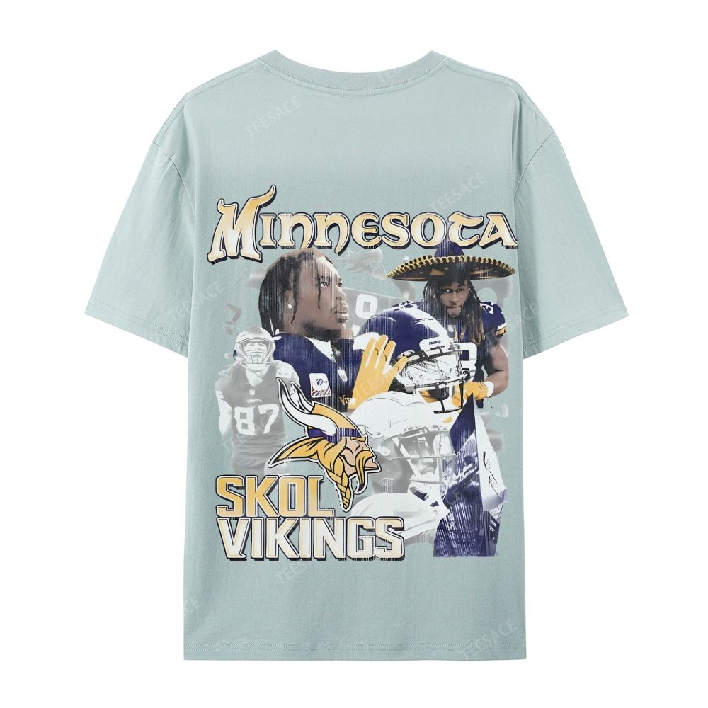 2024 VIKINGS TEE Casual Short Sleeve T-Shirt  