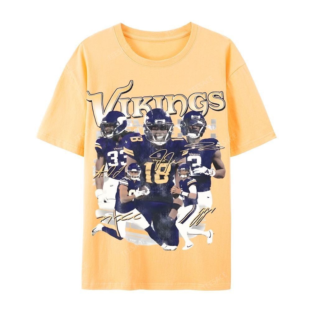 2024 VIKINGS TEE Casual Short Sleeve T-Shirt  