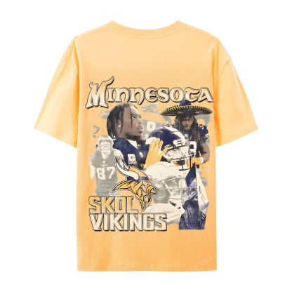 2024 VIKINGS TEE Casual Short Sleeve T-Shirt  
