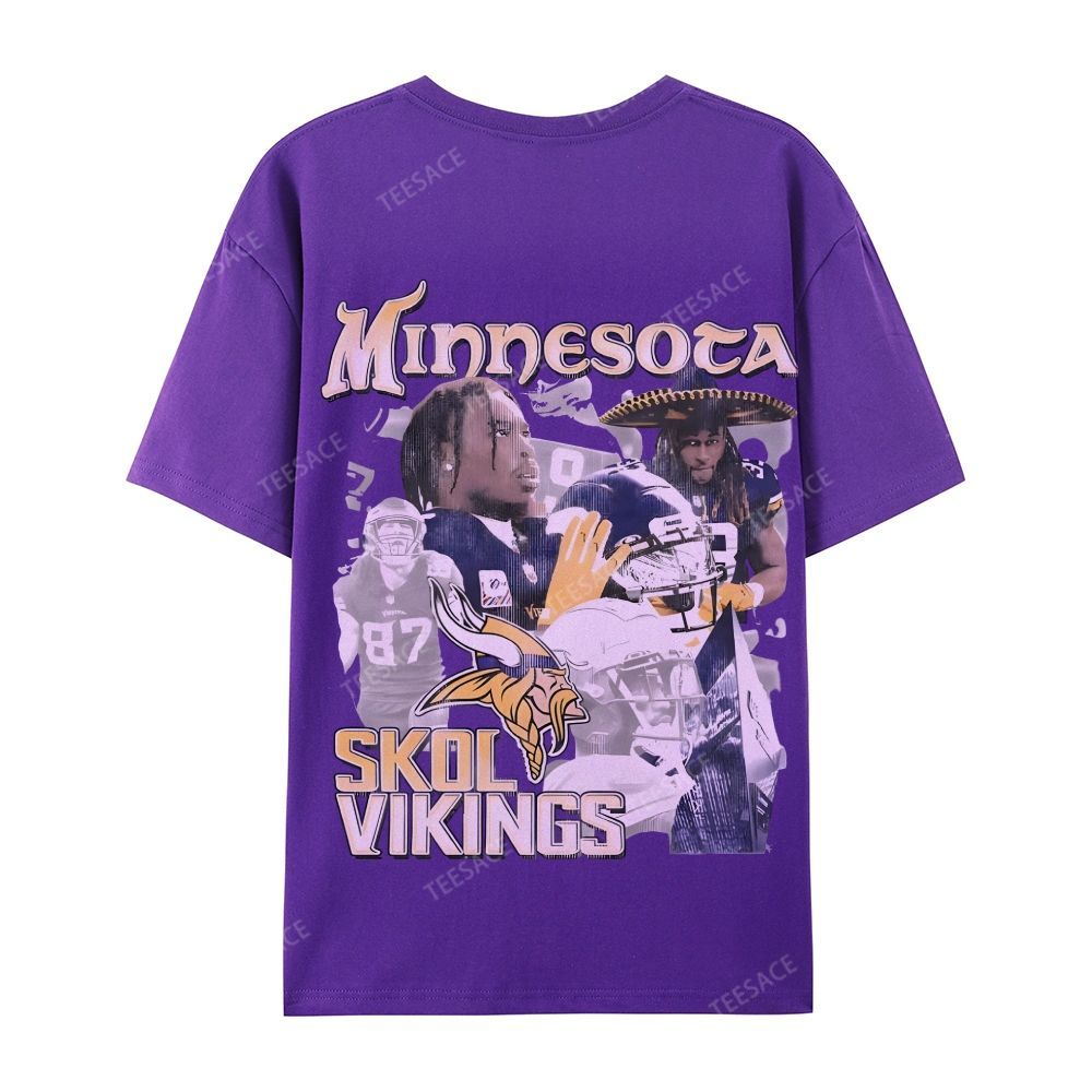 2024 VIKINGS TEE Casual Short Sleeve T-Shirt  