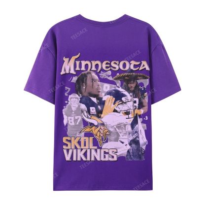 2024 VIKINGS TEE Casual Short Sleeve T-Shirt  