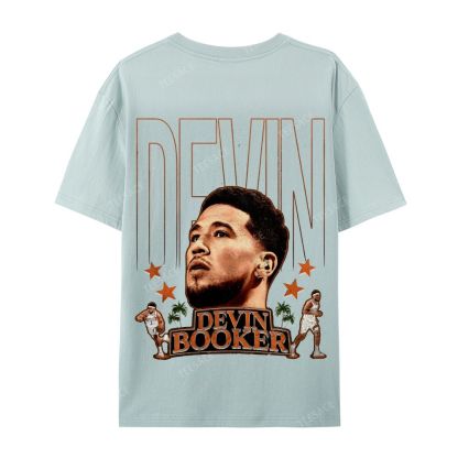 Devin Booker Tee Casual Short Sleeve T-Shirt 