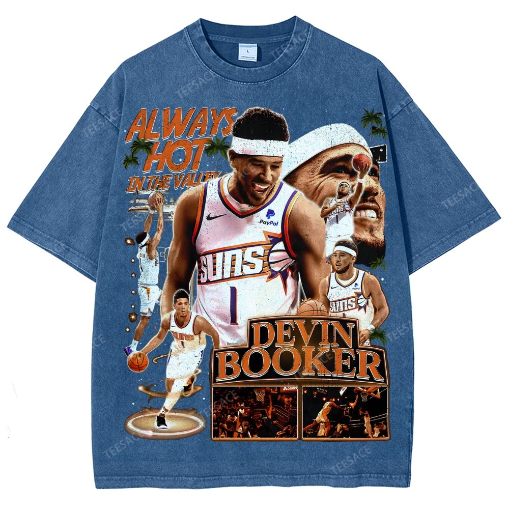 Devin Booker Tee  Unisex Fit Washed T-Shirt 