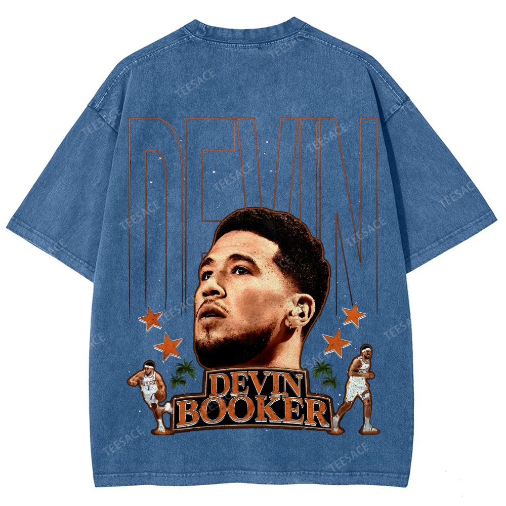 Devin Booker Tee  Unisex Fit Washed T-Shirt 