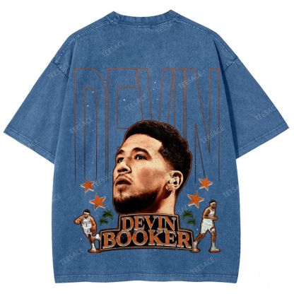 Devin Booker Tee  Unisex Fit Washed T-Shirt 