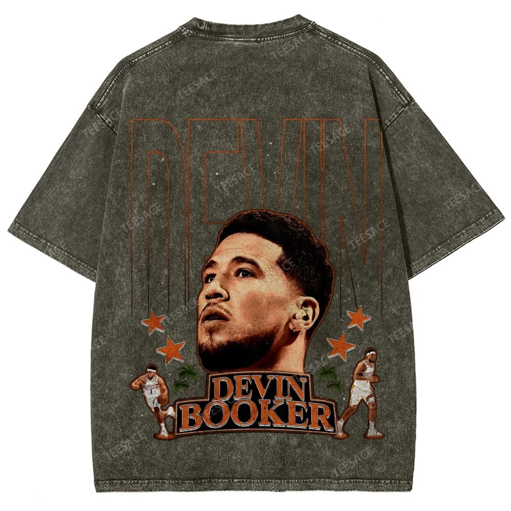 Devin Booker Tee  Unisex Fit Washed T-Shirt 