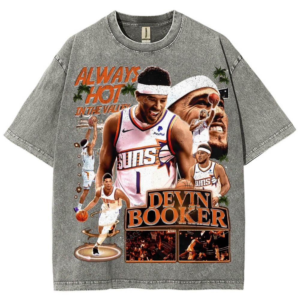 Devin Booker Tee  Unisex Fit Washed T-Shirt 