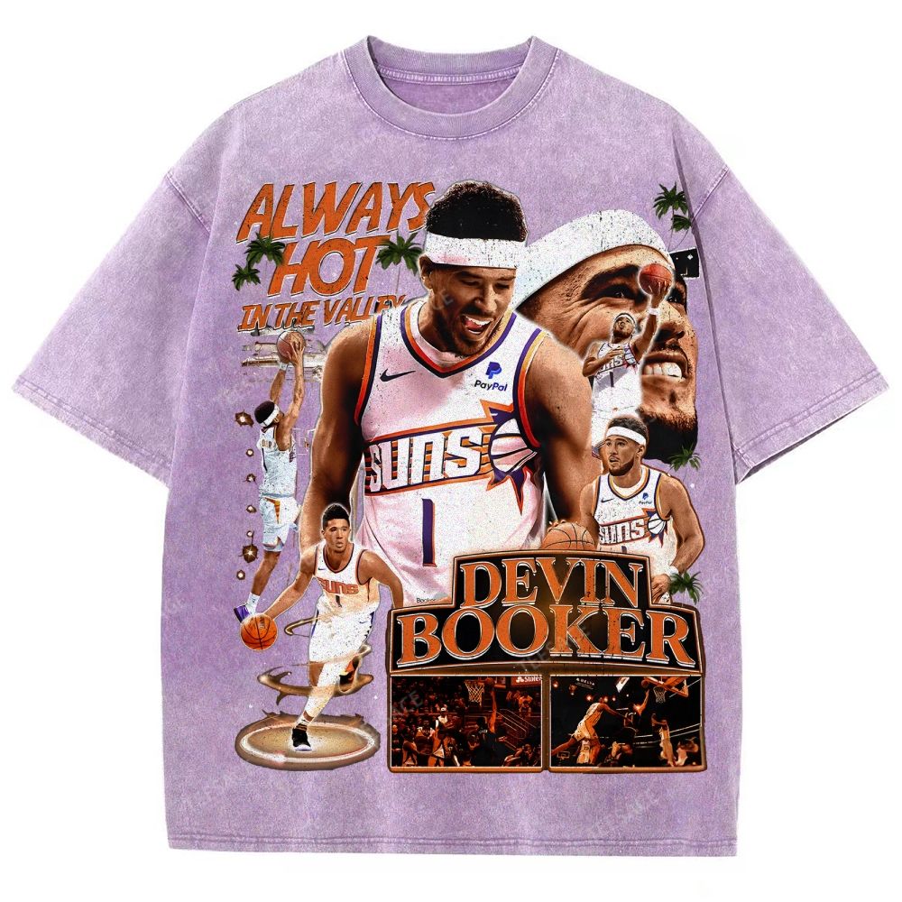 Devin Booker Tee  Unisex Fit Washed T-Shirt 