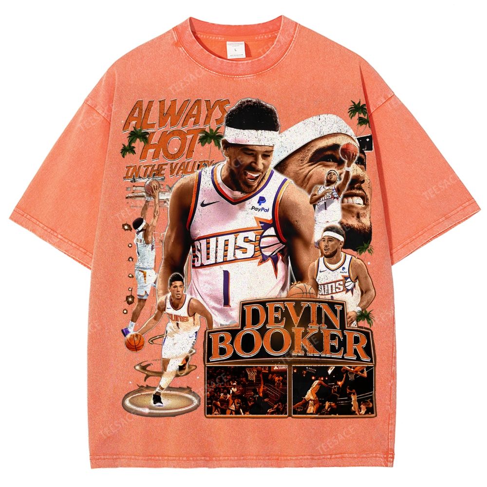 Devin Booker Tee  Unisex Fit Washed T-Shirt 