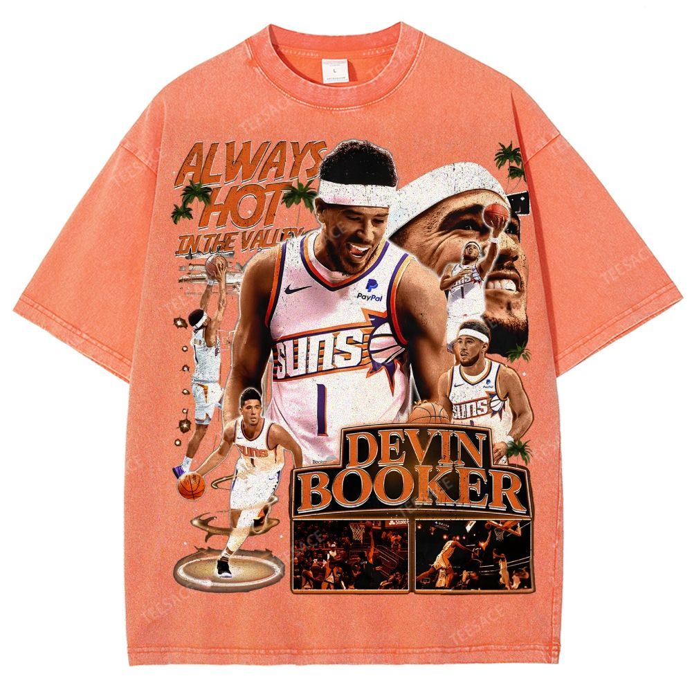 Devin Booker Tee  Unisex Fit Washed T-Shirt 