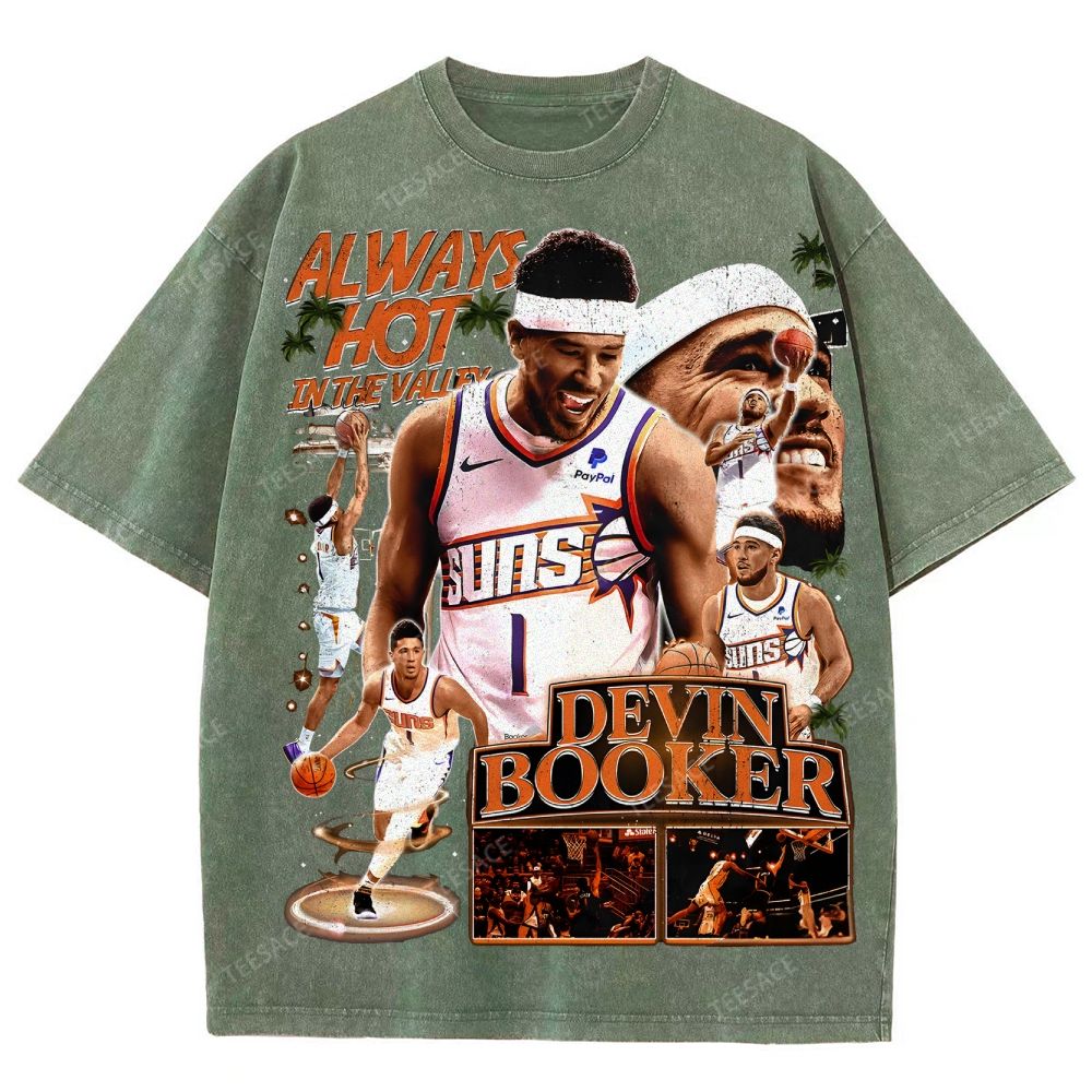 Devin Booker Tee  Unisex Fit Washed T-Shirt 
