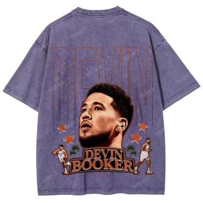 Devin Booker Tee  Unisex Fit Washed T-Shirt 