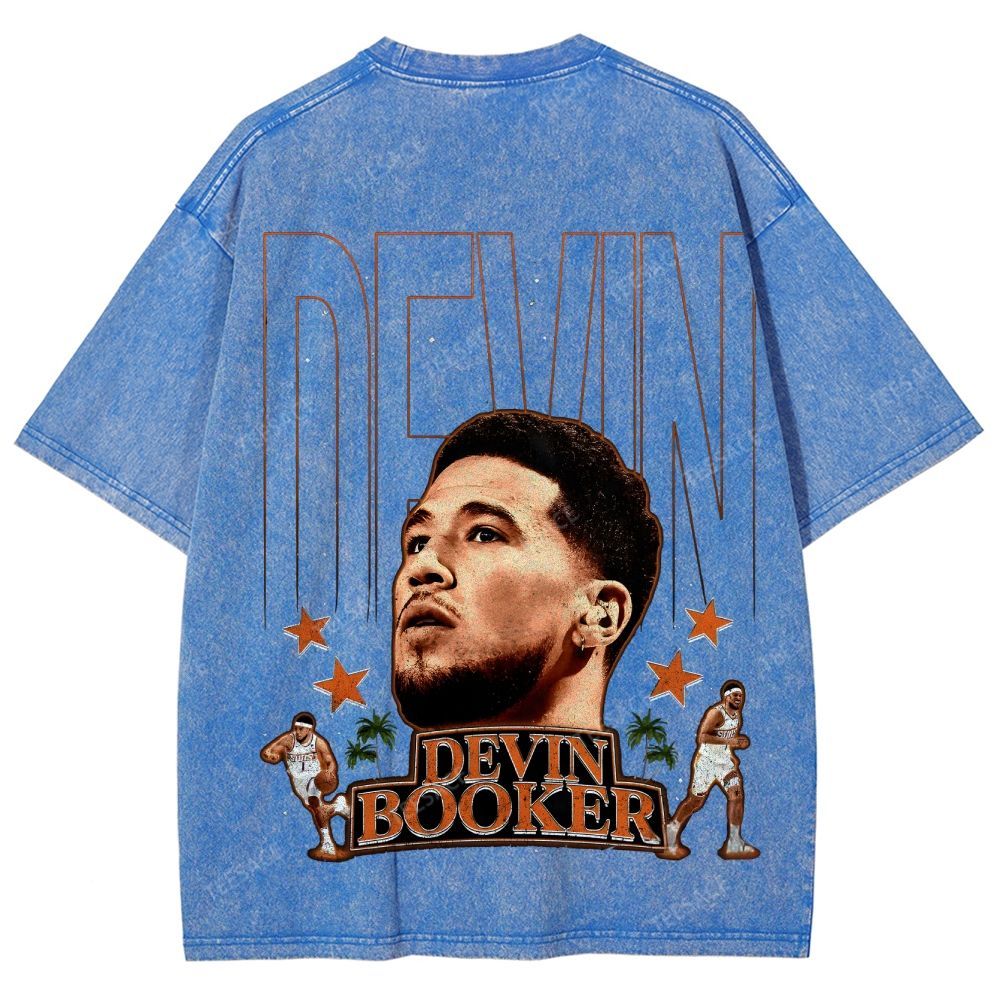 Devin Booker Tee  Unisex Fit Washed T-Shirt 