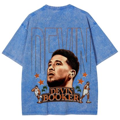 Devin Booker Tee  Unisex Fit Washed T-Shirt 