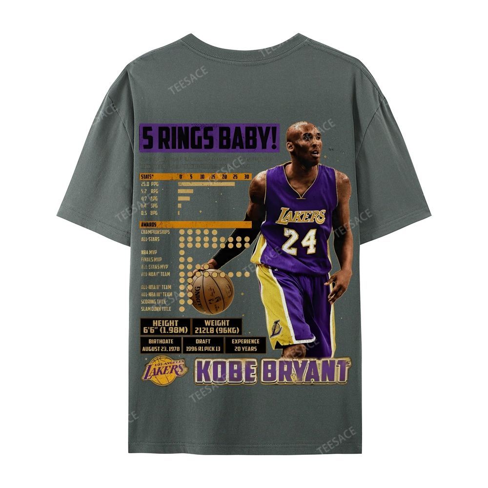 Kobe Tee Casual Short Sleeve T-Shirt  