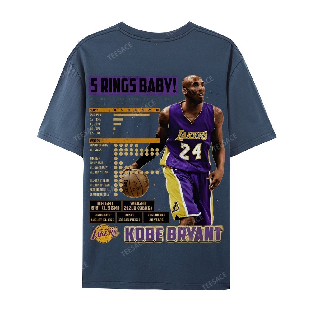 Kobe Tee Casual Short Sleeve T-Shirt  