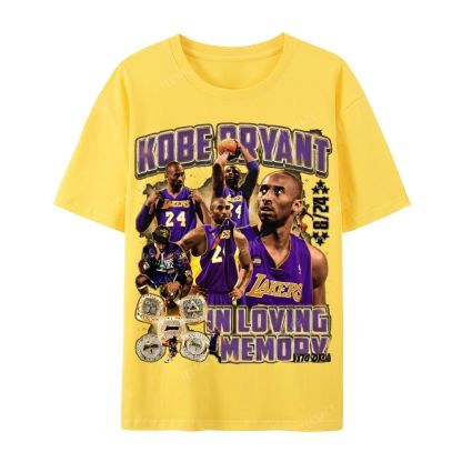Kobe Tee Casual Short Sleeve T-Shirt  