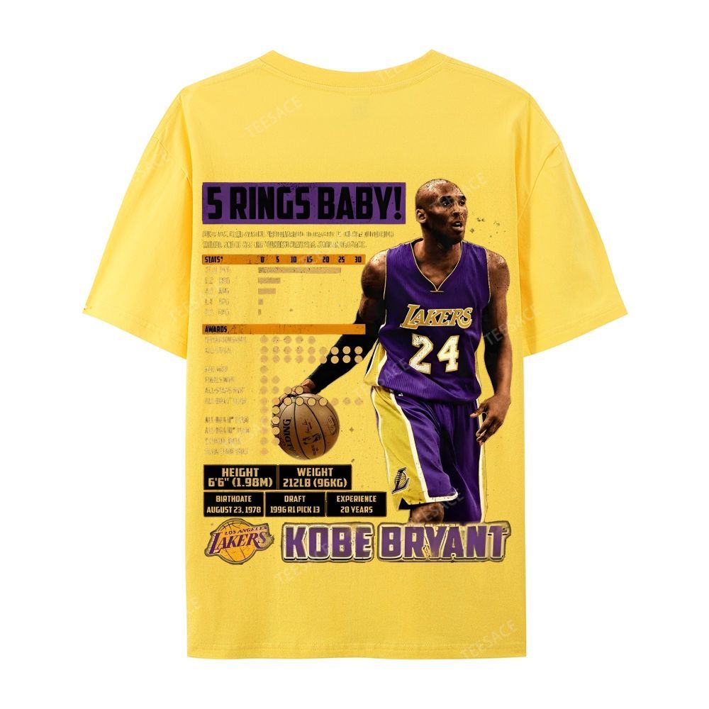 Kobe Tee Casual Short Sleeve T-Shirt  