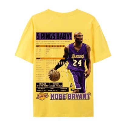 Kobe Tee Casual Short Sleeve T-Shirt  