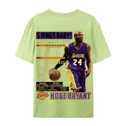 Kobe Tee Casual Short Sleeve T-Shirt  