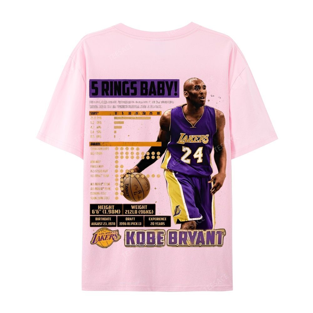 Kobe Tee Casual Short Sleeve T-Shirt  