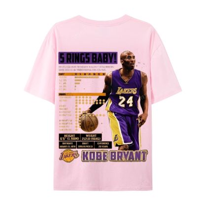 Kobe Tee Casual Short Sleeve T-Shirt  