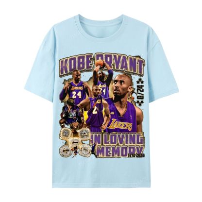 Kobe Tee Casual Short Sleeve T-Shirt  