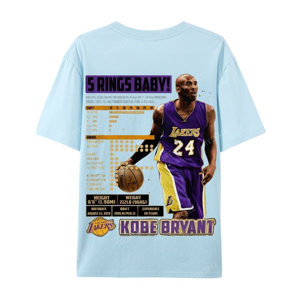 Kobe Tee Casual Short Sleeve T-Shirt  