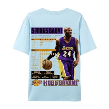 Kobe Tee Casual Short Sleeve T-Shirt  