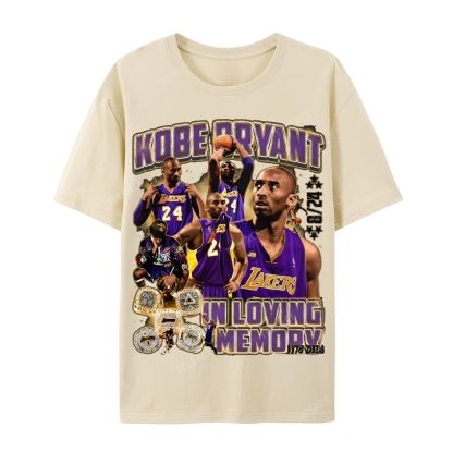 Kobe Tee Casual Short Sleeve T-Shirt  
