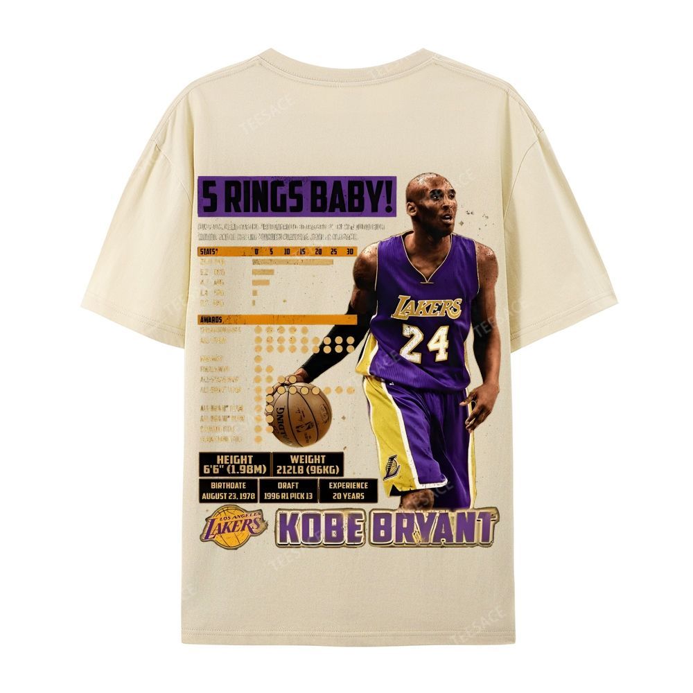 Kobe Tee Casual Short Sleeve T-Shirt  