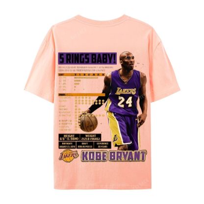 Kobe Tee Casual Short Sleeve T-Shirt  