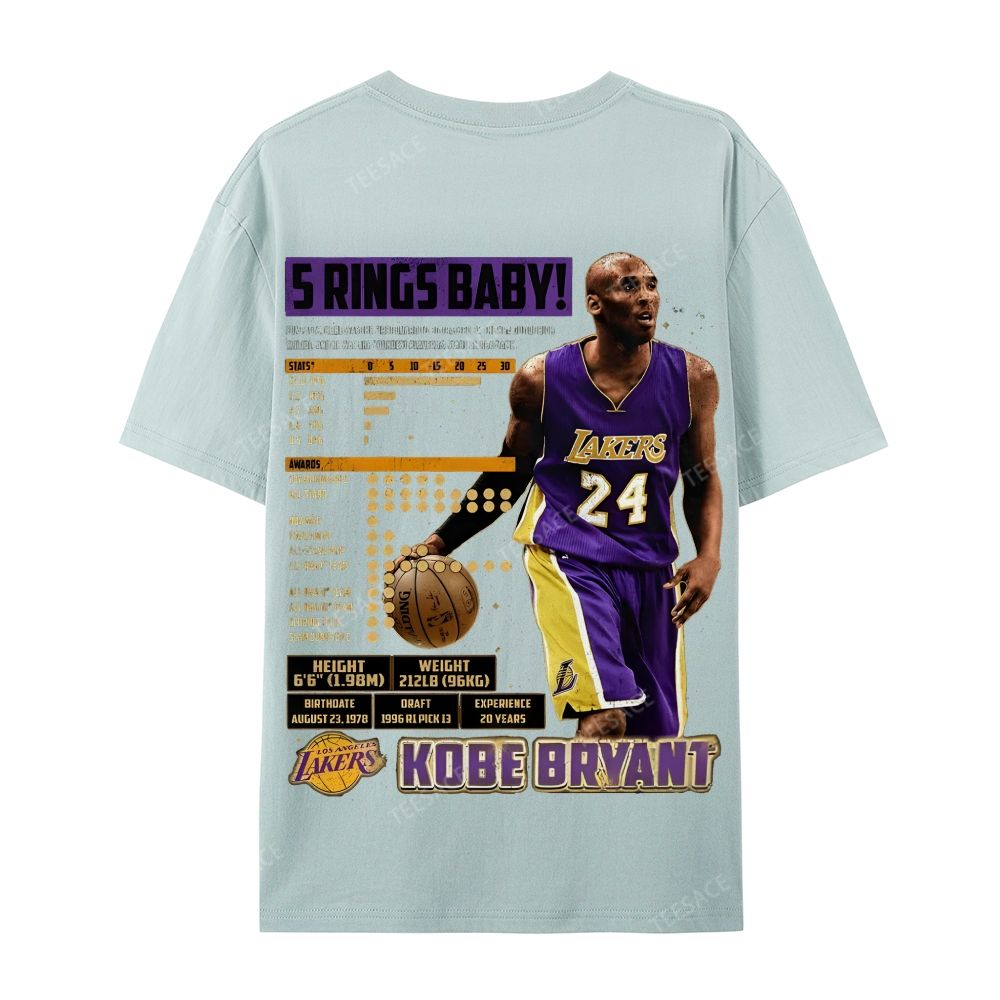 Kobe Tee Casual Short Sleeve T-Shirt  