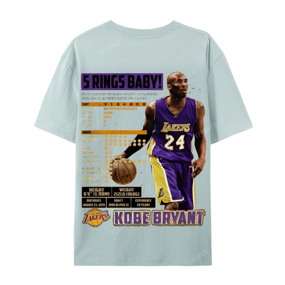 Kobe Tee Casual Short Sleeve T-Shirt  