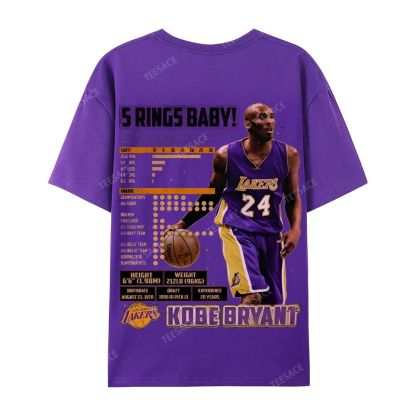 Kobe Tee Casual Short Sleeve T-Shirt  