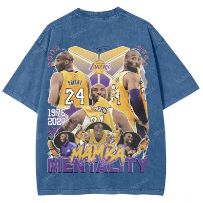 Kobe Tee 24  Unisex Fit Washed T-Shirt 