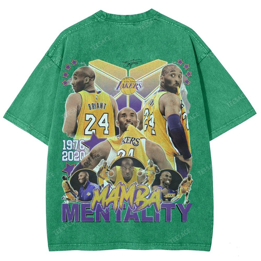 Kobe Tee 24  Unisex Fit Washed T-Shirt 