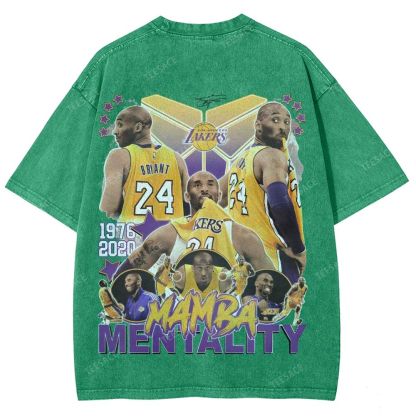 Kobe Tee 24  Unisex Fit Washed T-Shirt 